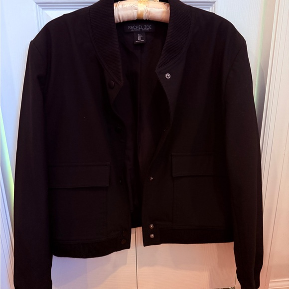 Rachel Zoe Jackets & Blazers - Rachel Zoe Black Bomber Jacket